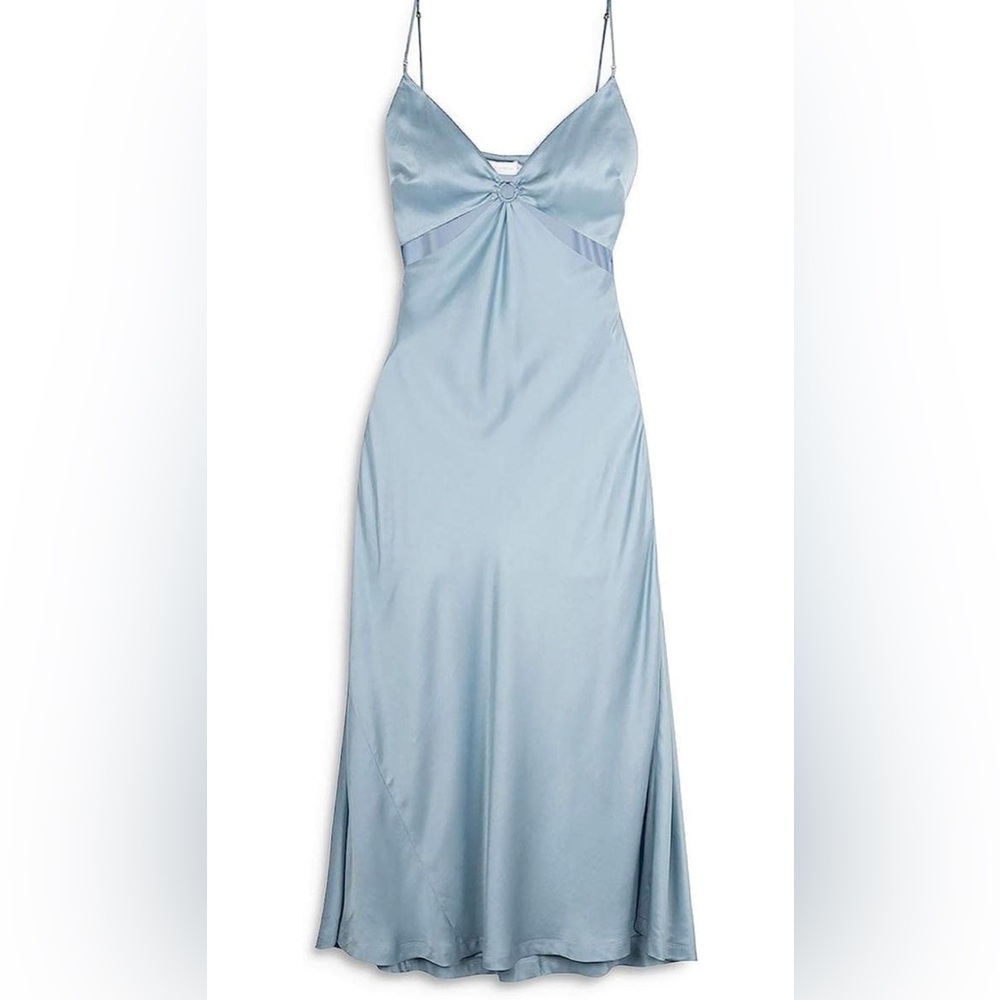 Jonathan Simkhai Light Blue Midi Dress